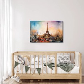 Kép - Az Eiffel-torony festménye (90x60 cm)