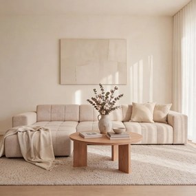 Bézs sarokkanapé (bal oldali) Chicago – Cosmopolitan Design