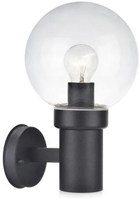 Markslöjd Caris kültéri fali lámpa 1x40 W fekete 106922