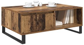 Dohányzóasztal fiókkal Régi fa 90 x 60 x 35 cm Faanyag