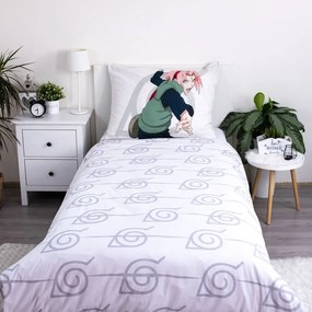 Egyszemélyes pamut gyerek ágyneműhuzat 140x200 cm Naruto – Jerry Fabrics