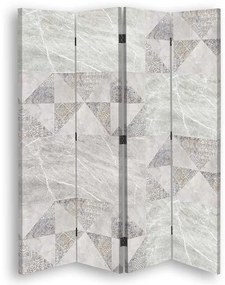 Gario Paraván Geometria és pasztell Méret: 145 x 170 cm, Kivitelezés: Klasszikus paraván