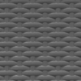 4 db fekete polipropilén növénytartó 30 x 30 x 37 cm