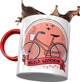 Bögre Piros Vicces Szép Küllő Ajándék Nyomtatott Fotóval