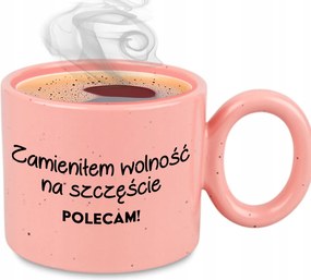 Bögre XXL Rózsaszín Ajándék Férjnek Fiúnak Megváltoztattam A Szabadságot A Boldogságra