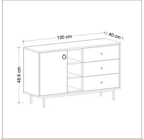 Nappali fal Natty (antracit). 1088777