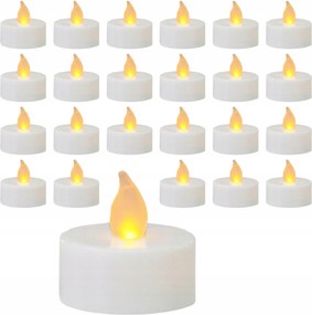 Teamécses Betét Led Låmpa Mécses Meleg Fény Elemes