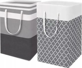 Mosókosár Alsónemű Játék Tároló Sarok Konténer Tetővel 75l