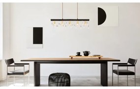 Globo 15532-5HB - KIRA függőlámpa kábellel 5xE14/40W/230V fekete