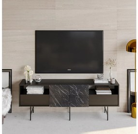 TV asztal DERIN 65x180 cm fekete