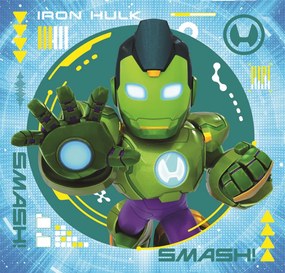 A Vasember és szupercsapata Hero Squad 3x48 db-os puzzle Clementoni
