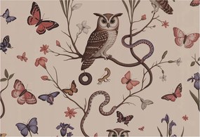 Flizelin fotótapéta Flizelin Design Bagoly természet 152x104 Ragasztó