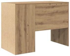 Íróasztal Artisan tölgy Forgácslap Közepes Sima Íróasztal