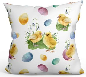 Húsvéti Dekorációs Párnahuzat Csirke 40X40 CM