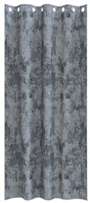 Bársonyfüggönyök 2 db füllel Ezüstszürke 245x140 cm