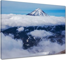 Vászonkép 50x40 Hegy a felhők felett