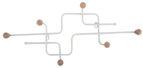 Fehér fém fali fogas 60,5 cm Metro – PT LIVING