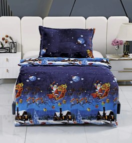 BLUE SANTA mikroplüss ágynemű