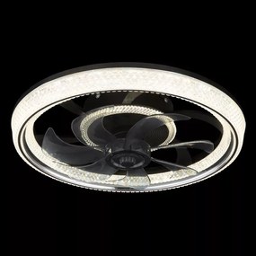 Ventilátoros Lámpa Fekete CIRILLA GLOBO-03644