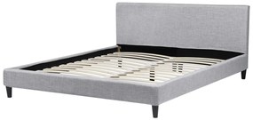 Franciaágy 180 cm FUTTI (ágyráccsal) (szürke). 1007269