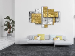 Kép - Arany négyzetek N⁰3 (150x105 cm)