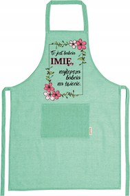 Újrahasznosított Pamut Kötény Öko Ajándék Nagymama Nap Nagymama