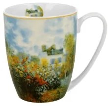 Porcelán bögre 360 ml dobozban Monet kertje Argenteuilban