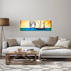 Festés - Ősi festészet (órával) (90x30 cm)