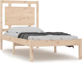 vidaXL tömör fa ágykeret 100x200 cm