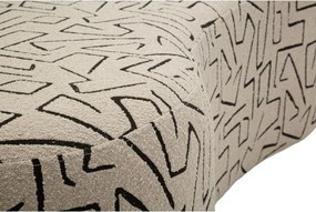 Bézs buklé kanapé 176 cm Nairobi – Mauro Ferretti