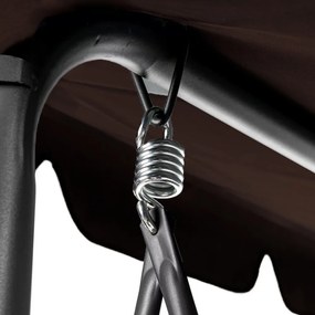 Serenita kerti hintaágy kávébarna