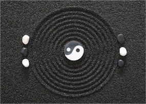 Kép - Yin és Yang (üvegen) (70x50 cm)