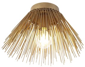 Art Deco mennyezeti lámpa arany - Broom