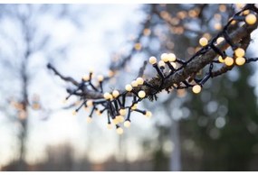 Eglo - LED Kültéri karácsonyi lánc BERRY MINI 300xLED/8 funkció 11m IP44 meleg fehér