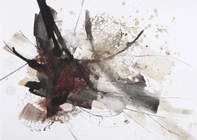 Egy absztrakt festmény képe (üvegen) (70x50 cm)
