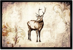 Poszter keretben 60x40 Szarvas