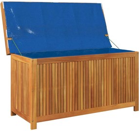 Tömör Akácfa Kültéri Párnatartó Láda 113X50X60,5 Cm