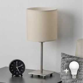 Eglo - LED asztali lámpa TUNJA 1xE27/60W/230V krémszínű