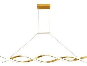 LED Csillár zsinóron TWIST LED/37W/230V 4000K 120 cm arany