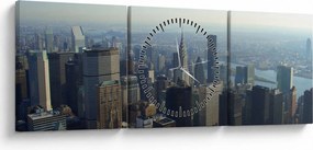 Kép - Manhattan nappal (órával) (90x30 cm)