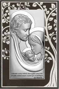 Ezüst kép Św.Rodzina Gravírozás Ingyen! 6650SM/5A