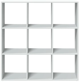 fehér szerelt fa térelválasztó könyvespolc 102x29x103,5 cm