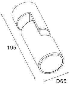 Zuma Line SJ14401 - Kültéri fali lámpa NOCTURNE 1xGU10/35W/230V IP65 fekete