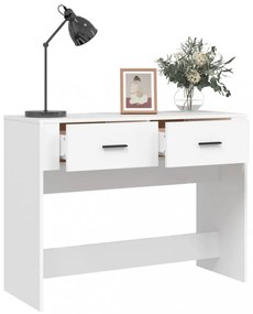 fehér szerelt fa tálalóasztal 100 x 39 x 75 cm