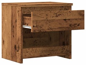 antik fa szerelt fa éjjeliszekrény 40 x 30 x 39 cm