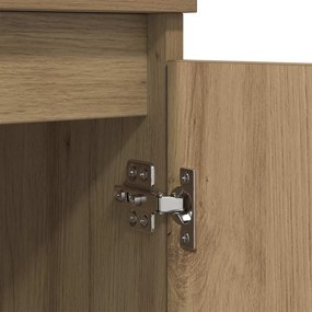 Oldalszekrények 2 pcs Artisan tölgy 60 x 35 x 70 cm Faanyag