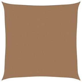 tópszínű HDPE napvitorla 160 g/m² 7 x 7 m