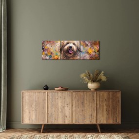Kép - Happy Dog II. (órával) (90x30 cm)