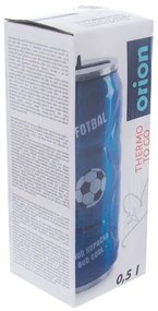 Orion Futball termosz-pléhdoboz 0,5 l, kék