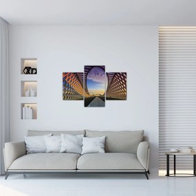 A modern hídépítészet képe (90x60 cm)